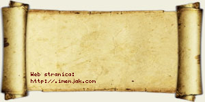 Valentina Roglić vizit kartica